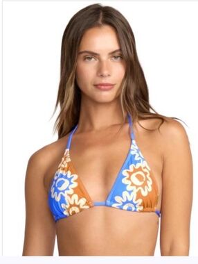 Billabong Triangle Tie Top Size L New